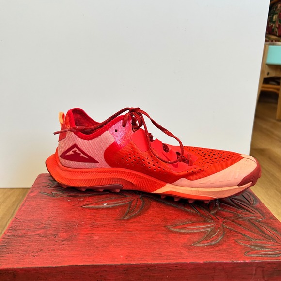 Nike Air Zoom Terra Kiger 7 Red Orange Trail Running Shoes Women Sz 8.5 Hiking - Picture 7 of 11